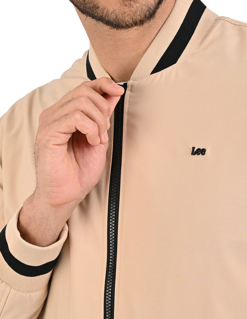 Bomber casual marca Lee en color Beige para Hombre